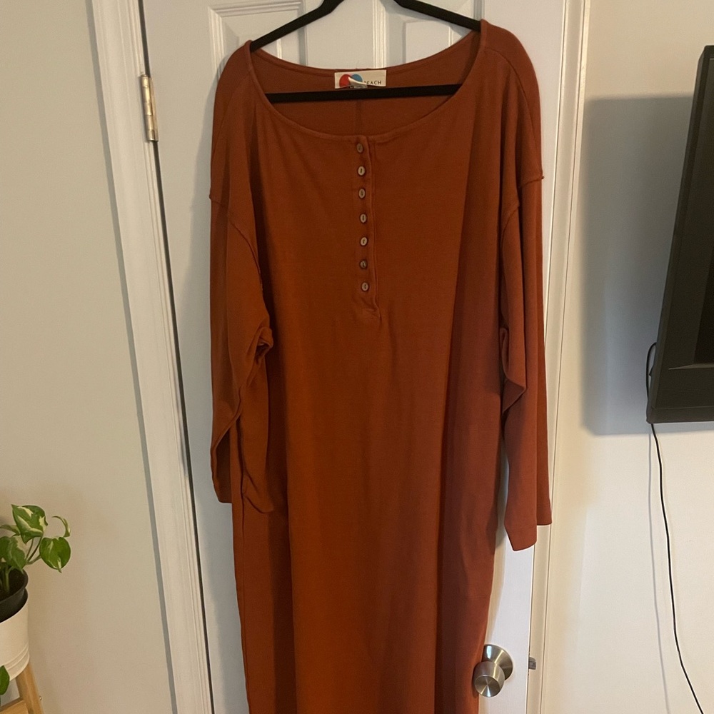 Free people beach dress/ tunic size large